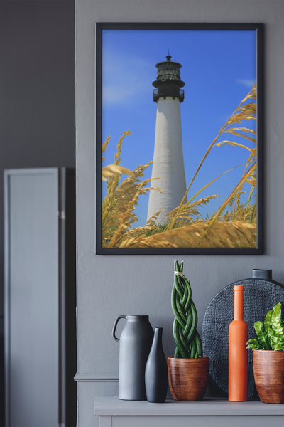 Key Biscayne Light House - Fine Art Print