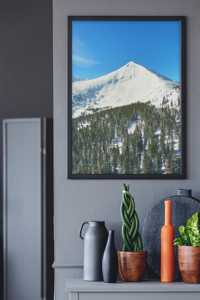 Snow Mountain - Fine Art Print